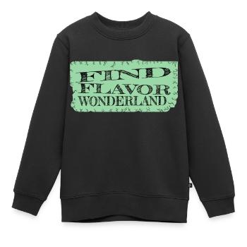 cadeau de découverte citations idée de cadeau d’anniversaire - Sweat Premium enfant bio - noir - Devant - AI Model Kid Female (0cm)