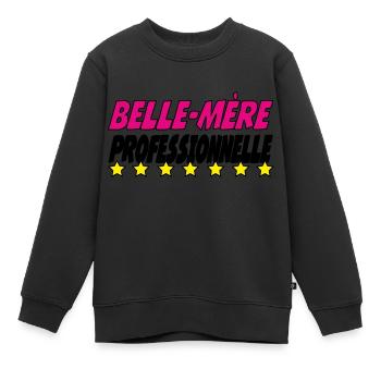 PROFESSIONELL Schwiegermutter - Kinder Premium Organic Sweatshirt - Schwarz - Vorne - AI Model Kid Female (0cm)