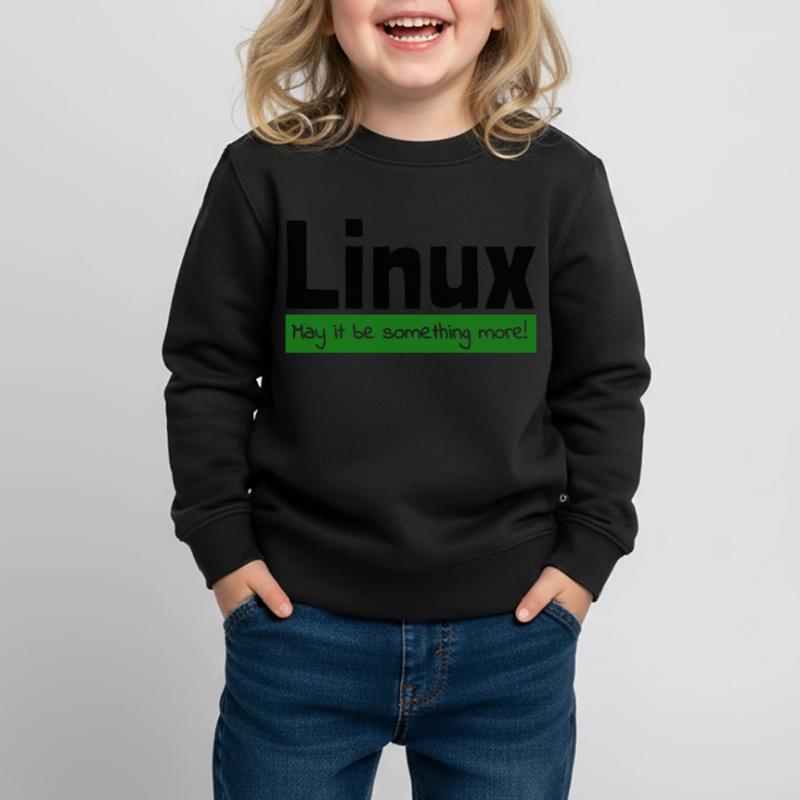 Linux Computer Computerarbeit witzige Sprüche Nerd Kinder Premium Organic Sweatshirt