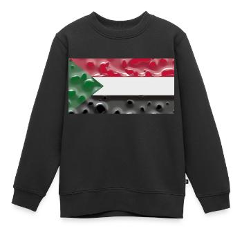 Soudan - Sweat Premium enfant bio - noir - Devant - AI Model Kid Female (0cm)