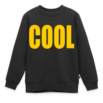 Cool - Sweat Premium enfant bio - noir - Devant - AI Model Kid Female (0cm)