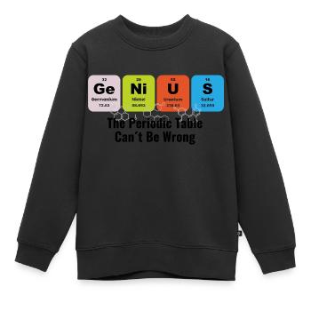 Genius Genie Chemie Biologie Periodensystem - Kinder Premium Organic Sweatshirt - Schwarz - Vorne - AI Model Kid Female (0cm)