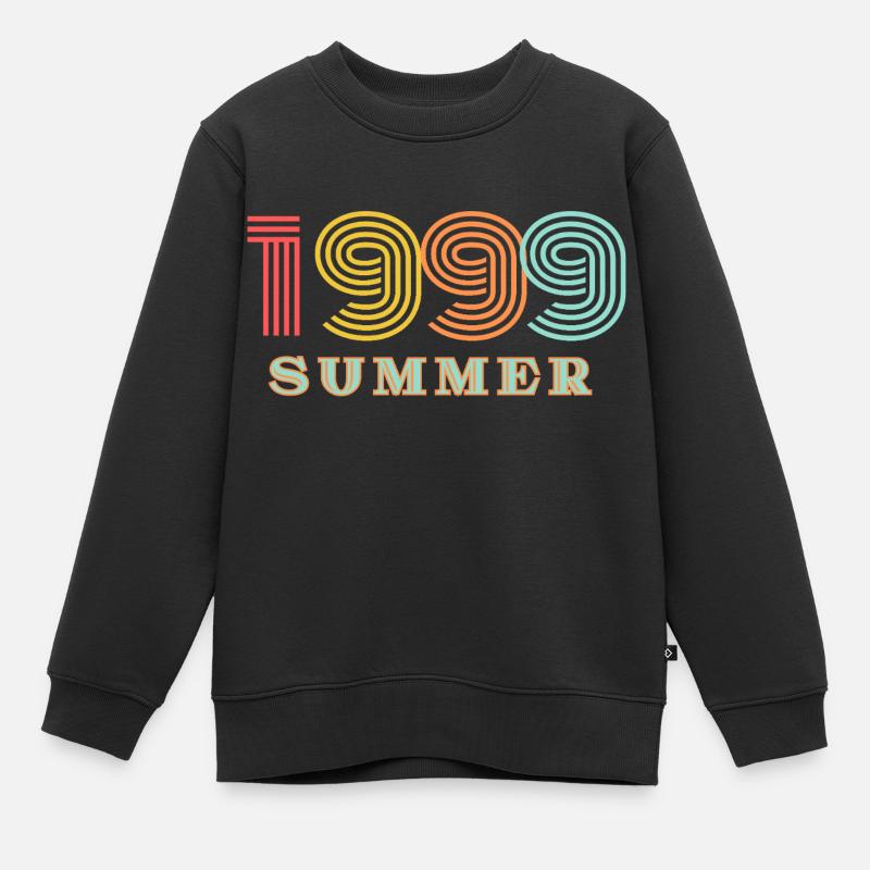 Été 99 - Sweat Premium enfant bio - noir