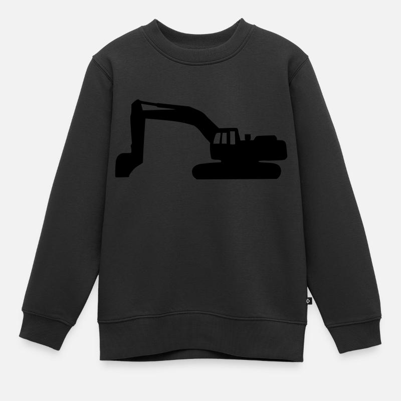 Bagger - Kinder Premium Organic Sweatshirt - Schwarz