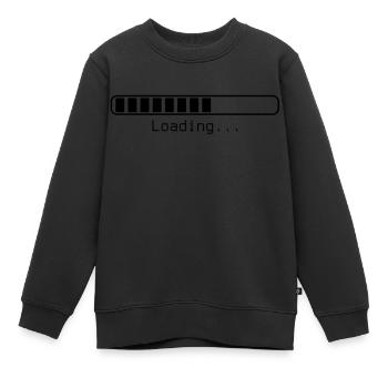 Loading... - Kids Premium Organic Sweatshirt - black - Front - AI Model Kid Female (0cm)