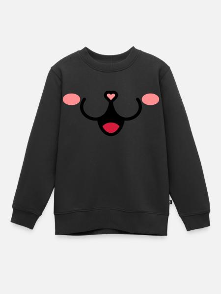 Kawai smile - Sweat Premium enfant bio - noir