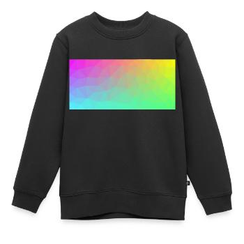 Regenbogen - Kinder Premium Organic Sweatshirt - Schwarz - Vorne - AI Model Kid Female (0cm)