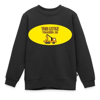 Truck - Kinder Premium Organic Sweatshirt - Schwarz - Vorne - AI Model Kid Female (0cm)