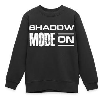 shadow mode on Design for a backstage worker - Kinder Premium Organic Sweatshirt - Schwarz - Vorne - AI Model Kid Female (0cm)