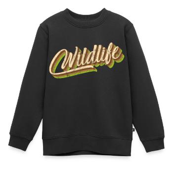 Faune - Sweat Premium enfant bio - noir - Devant - AI Model Kid Female (0cm)