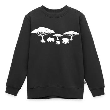 Safari Zoo Animal Safari Zoo - Kinder Premium Organic Sweatshirt - Schwarz - Vorne - AI Model Kid Female (0cm)