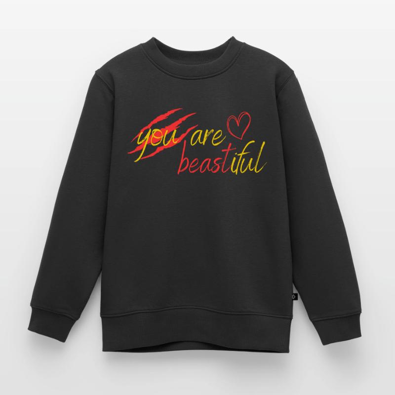 Biest oder Schönheit? Kinder Premium Organic Sweatshirt