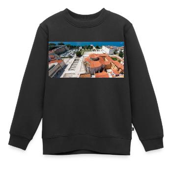 Église de Saint-Donat Zadar Croatie - Sweat Premium enfant bio - noir - Devant - AI Model Kid Female (0cm)