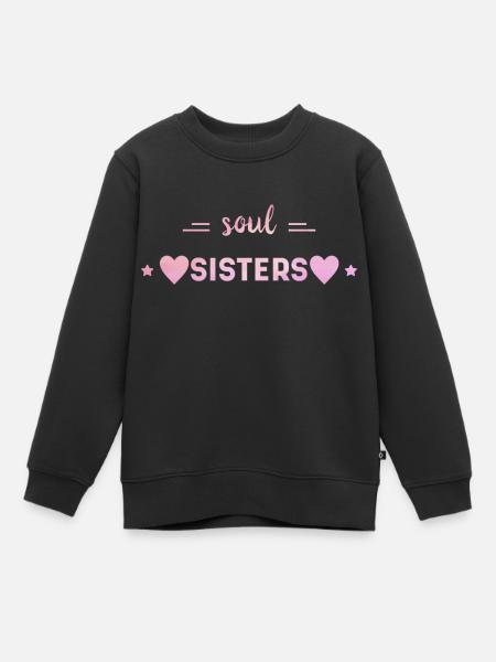Hochzeit - Kinder Premium Organic Sweatshirt - Schwarz
