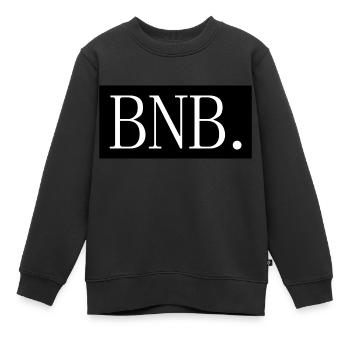 [HD] BNB - Sweat Premium enfant bio - noir - Devant - AI Model Kid Female (0cm)