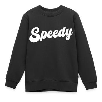 Rapide - Sweat Premium enfant bio - noir - Devant - AI Model Kid Female (0cm)