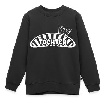 Beruf Tochter - Kinder Premium Organic Sweatshirt - Schwarz - Vorne - AI Model Kid Female (0cm)