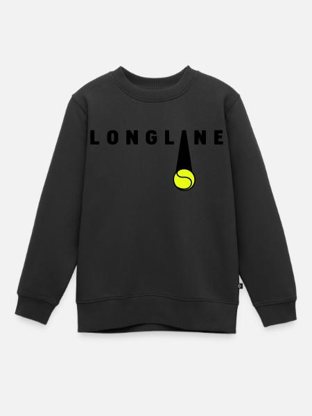 tennis - Kinder Premium Organic Sweatshirt - Schwarz