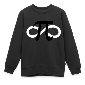 Die Unendlichkeit - Kinder Premium Organic Sweatshirt - Schwarz - Vorne - AI Model Kid Female (0cm)