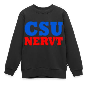 Csu - Kinder Premium Organic Sweatshirt - Schwarz - Vorne - AI Model Kid Female (0cm)