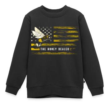 Beekeepers, bumblebees, insects, world saviors - Kids Premium Organic Sweatshirt - black - Front - AI Model Kid Female (0cm)