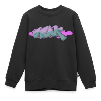 Orak shadow - Kinder Premium Organic Sweatshirt - Schwarz - Vorne - AI Model Kid Female (0cm)