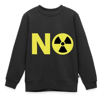 Merci nucléaires n'a pas le pouvoir - Sweat Premium enfant bio - noir - Devant - AI Model Kid Female (0cm)