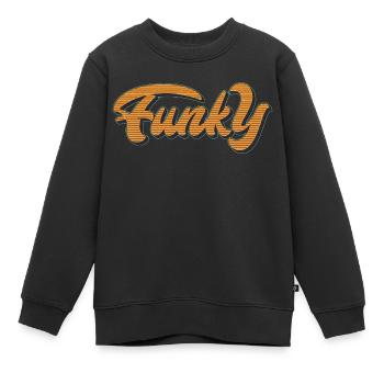 Funky - Kinder Premium Organic Sweatshirt - Schwarz - Vorne - AI Model Kid Female (0cm)