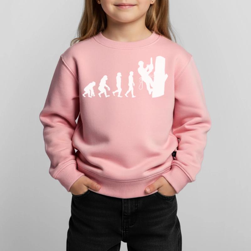 Baumpfleger Baumkletterer Kletter trimmer Evolution Kinder Premium Organic Sweatshirt