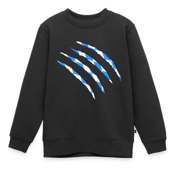 Bayern - Kinder Premium Organic Sweatshirt - Schwarz - Vorne - AI Model Kid Female (0cm)