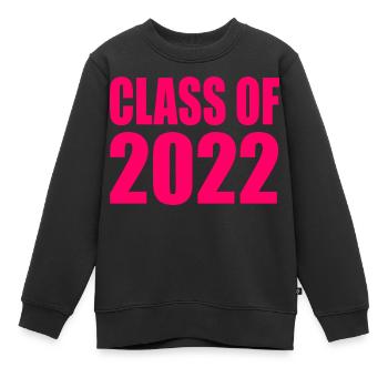 Class of 2022 - Kids Premium Organic Sweatshirt - black - Front - AI Model Kid Female (0cm)