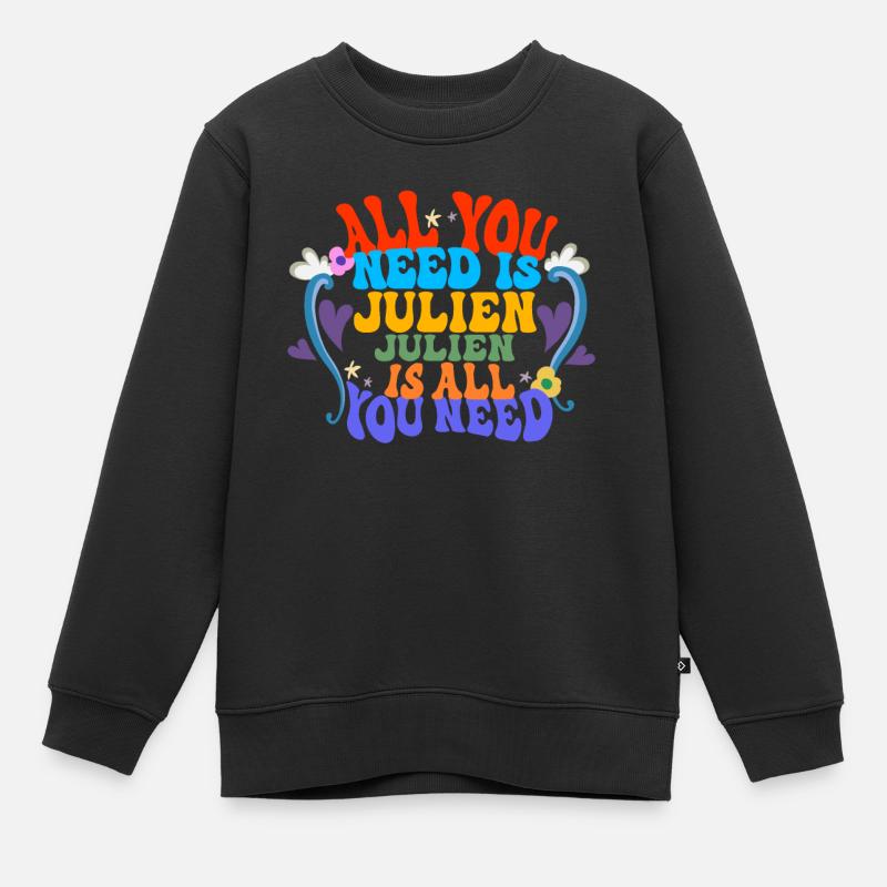 Julianisch - Kinder Premium Organic Sweatshirt - Schwarz
