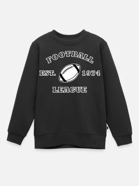Ligue de football Est 1974 - Sweat Premium enfant bio - noir