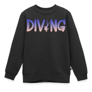 Tauchen Diving - Kinder Premium Organic Sweatshirt - Schwarz - Vorne - AI Model Kid Female (0cm)