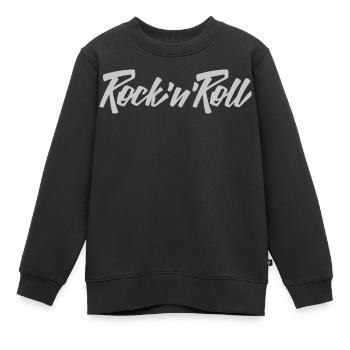 rock n roll,hardrock, basser, heavy - Kinder Premium Organic Sweatshirt - Schwarz - Vorne - AI Model Kid Female (0cm)