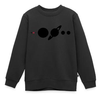 Sonnensystem* - Kinder Premium Organic Sweatshirt - Schwarz - Vorne - AI Model Kid Female (0cm)