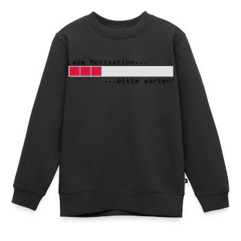 Ladebalken - Kinder Premium Organic Sweatshirt - Schwarz - Vorne - AI Model Kid Female (0cm)