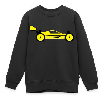 Buggy - Sweat Premium enfant bio - noir - Devant - AI Model Kid Female (0cm)