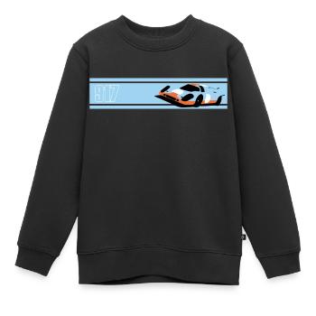 917 LM - Sweat Premium enfant bio - noir - Devant - AI Model Kid Female (0cm)