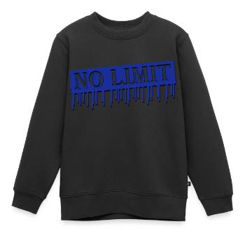 no limit 2 - Kinder Premium Organic Sweatshirt - Schwarz - Vorne - AI Model Kid Female (0cm)