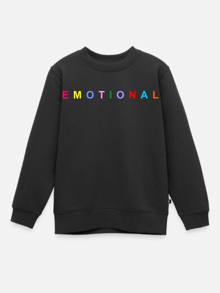 Emotion - Kids Premium Organic Sweatshirt - black