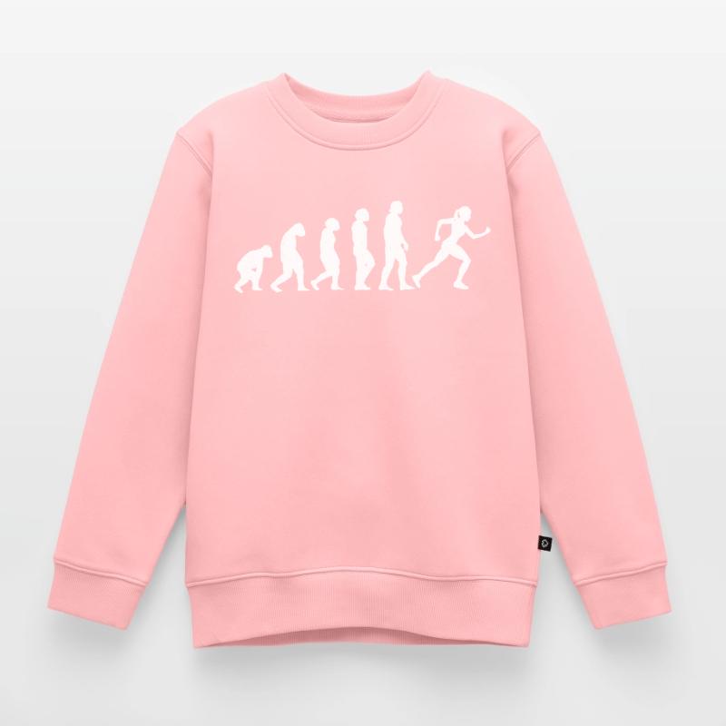 Evolution Running Runner Endurance Development Kids Premium Organic Sweatshirt