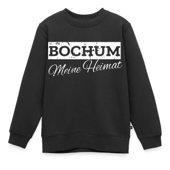 Bochum Ruhrpott Geschenke aus Bochum trendige - Kinder Premium Organic Sweatshirt - Schwarz - Vorne - AI Model Kid Female (0cm)