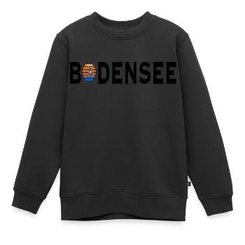 Lac de Constance - Sweat Premium enfant bio - noir - Devant - AI Model Kid Female (0cm)