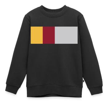 Roma Italien - Kinder Premium Organic Sweatshirt - Schwarz - Vorne - AI Model Kid Female (0cm)