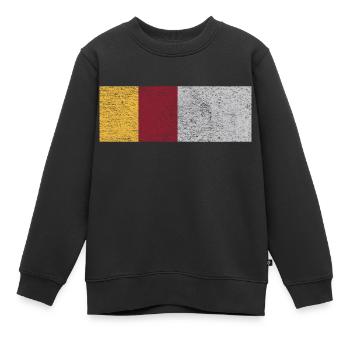 Drapeau des Roms - Sweat Premium enfant bio - noir - Devant - AI Model Kid Female (0cm)