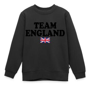 angleterre - Sweat Premium enfant bio - noir - Devant - AI Model Kid Female (0cm)