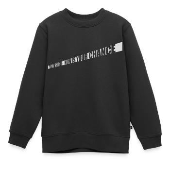 célibataire maintenant votre chance - Sweat Premium enfant bio - noir - Devant - AI Model Kid Female (0cm)