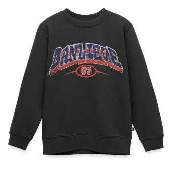 Banlieue 93 - Sweat Premium enfant bio - noir - Devant - AI Model Kid Female (0cm)