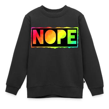 Non - Sweat Premium enfant bio - noir - Devant - AI Model Kid Female (0cm)